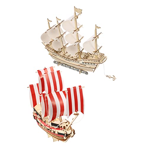 BESPORTBLE 2Sätze Holzpuzzle Segelboot Modellkit DIY Puzzle Für Erwachsene Kreatives Holzspielzeug Für Modellbau Und Bastelprojekte Mit Anleitung Und Holzboot Design BESPORTBLE 2Sätze Holzpuzzle Segelboot Modellkit DIY Puzzle Für Erwachsene Kreatives Holzspielzeug Für Modellbau Und Bastelprojekte Mit Anleitung Und Holzboot Design von BESPORTBLE