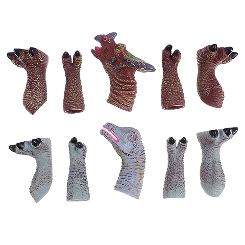 BESPORTBLE 2Sätze Kreative Dinosaurier Fingerpuppen Set Teiliges Fingerspielzeug Für Rollenspiele Interaktive Und Kindergarten Requisiten Fantasie BESPORTBLE 2Sätze Kreative Dinosaurier Fingerpuppen Set Teiliges Fingerspielzeug Für Rollenspiele Interaktive Und Kindergarten Requisiten Fantasie von BESPORTBLE