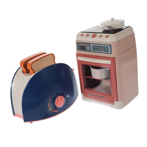 BESPORTBLE 2Sätze Küchenspielzeug für Teiliges mit Mini Ofen und Toaster Spielzeugküchengeräte für Kreatives Sicheres Langlebiges Material für Kleine BESPORTBLE 2Sätze Küchenspielzeug für Teiliges mit Mini Ofen und Toaster Spielzeugküchengeräte für Kreatives Sicheres Langlebiges Material für Kleine von BESPORTBLE