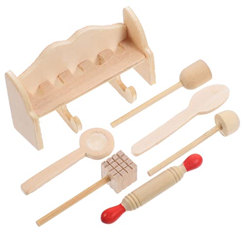 BESPORTBLE 2Sätze Küchenutensilien für Puppenhaus Teiliges Holzspielzeug mit Realistischem Design Fördert Kreativität und Praktische Fähigkeiten für Rollenspiele BESPORTBLE 2Sätze Küchenutensilien für Puppenhaus Teiliges Holzspielzeug mit Realistischem Design Fördert Kreativität und Praktische Fähigkeiten für Rollenspiele von BESPORTBLE
