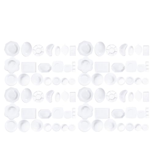 BESPORTBLE 2Sätze Mini Besteckspielzeug Teilig Für Weiße Küchenaccessoires Für Kreatives Und Lernspielzeug Für Rollenspiele Und Gemeinsame Aktivitäten von BESPORTBLE
