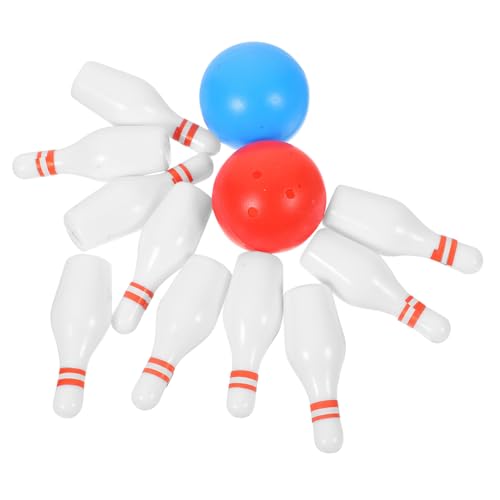 BESPORTBLE 2Sätze Mini Bowling Modellspielzeug für Mini Dekoration mit Roten und Blauen Kugeln Sowie Pins Hochwertiges und Umweltfreundliches Material BESPORTBLE 2Sätze Mini Bowling Modellspielzeug für Mini Dekoration mit Roten und Blauen Kugeln Sowie Pins Hochwertiges und Umweltfreundliches Material von BESPORTBLE
