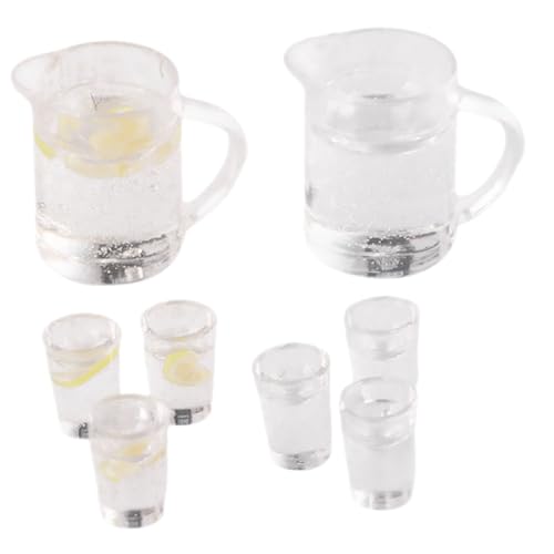 BESPORTBLE 2Sätze Miniatur Wasser Set Teiliges Puppenhaus Zubehör und Becher für Kreative Mini Haus Dekoration Langlebige Farben für Szenen Requisiten BESPORTBLE 2Sätze Miniatur Wasser Set Teiliges Puppenhaus Zubehör und Becher für Kreative Mini Haus Dekoration Langlebige Farben für Szenen Requisiten von BESPORTBLE