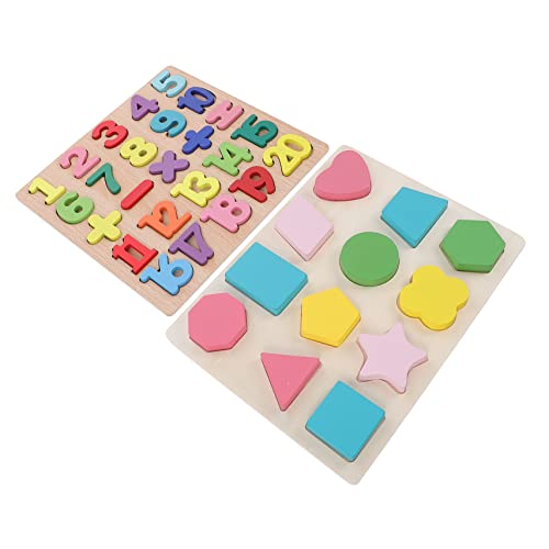 BESPORTBLE Pädagogisches Holzform-puzzlespielzeug Für Jungen Und Mädchen Spielzeug Mit Alphabet-Buchstaben Für Jungen Und Mädchen von BESPORTBLE