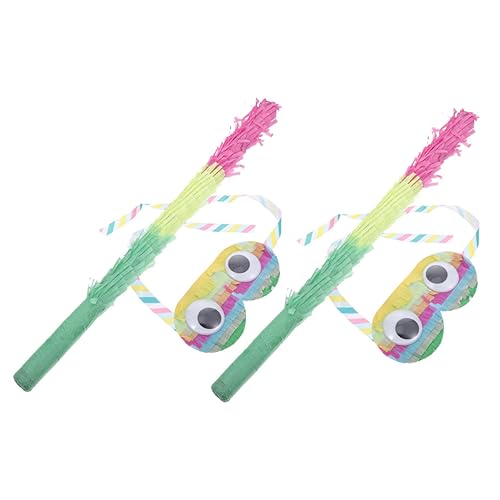 BESPORTBLE 2Sätze Piñata Stick Augenmaske für Spaßspielzeug für Geburtstagsfeiern und Cosplay Leichtes Design für Jungen und Teiliges BESPORTBLE 2Sätze Piñata Stick Augenmaske für Spaßspielzeug für Geburtstagsfeiern und Cosplay Leichtes Design für Jungen und Teiliges von BESPORTBLE