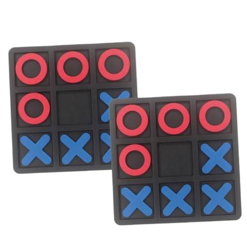 BESPORTBLE 2Sätze Plastik Schachspielzeug Xo Schach Brettspiel Für Interaktives Frühkindliches Lernspielzeug Spieler Pädagogisches Für Ganze Familie BESPORTBLE 2Sätze Plastik Schachspielzeug Xo Schach Brettspiel Für Interaktives Frühkindliches Lernspielzeug Spieler Pädagogisches Für Ganze Familie von BESPORTBLE