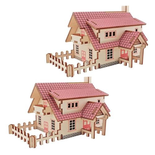BESPORTBLE 2Sätze Puzzle Teiliges Modellbau aus Solidem Holz für Erwachsene Fördert Kreativität und Kognitive Fähigkeiten als Wohnungsdeko BESPORTBLE 2Sätze Puzzle Teiliges Modellbau aus Solidem Holz für Erwachsene Fördert Kreativität und Kognitive Fähigkeiten als Wohnungsdeko von BESPORTBLE