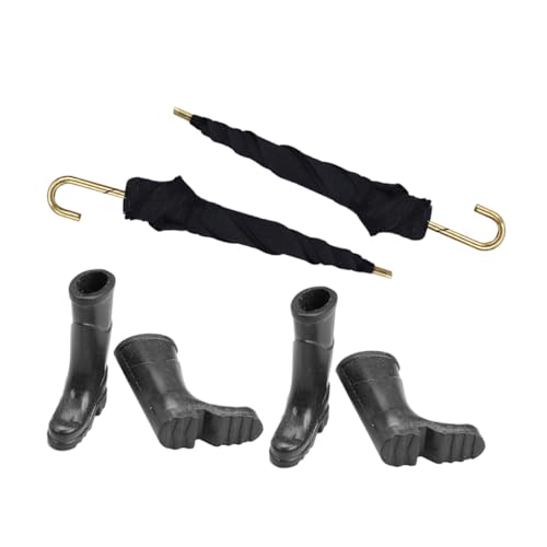 BESPORTBLE 2Sätze Regenstiefel und Regenschirme für Puppenhäuser Mini Zubehör für Kreatives Rollenspiel und Fantasievolles Robust und Kinderfreundlich Authentisches BESPORTBLE 2Sätze Regenstiefel und Regenschirme für Puppenhäuser Mini Zubehör für Kreatives Rollenspiel und Fantasievolles Robust und Kinderfreundlich Authentisches von BESPORTBLE