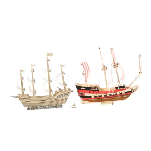BESPORTBLE 2Sätze Segelboot Puzzle Holzspielzeug Für Erwachsene DIY Modellbausatz Aus Hochwertigem Holz Fördert Hand Auge Koordination Und Kreativität Teiliges BESPORTBLE 2Sätze Segelboot Puzzle Holzspielzeug Für Erwachsene DIY Modellbausatz Aus Hochwertigem Holz Fördert Hand Auge Koordination Und Kreativität Teiliges von BESPORTBLE