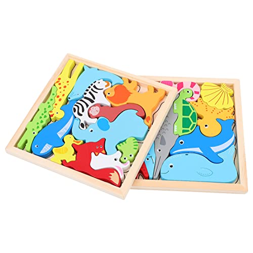 BESPORTBLE 2Sätze Stapelbare Tierform Holzpuzzle Für Puzzlespielzeug Ab Jahren Greifpuzzle Meeresmotiven Motorikspielzeug Für Jungen BESPORTBLE 2Sätze Stapelbare Tierform Holzpuzzle Für Puzzlespielzeug Ab Jahren Greifpuzzle Meeresmotiven Motorikspielzeug Für Jungen von BESPORTBLE