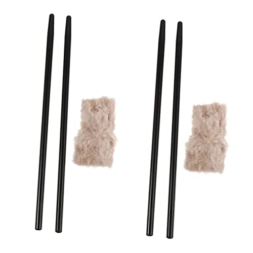 BESPORTBLE 2Sätze Stick Reibungselektrifizierung Experimentierausrüstung Für Gummisticks Und Fellmaterialien Für Professionelle Physik Experimente Im Labor von BESPORTBLE