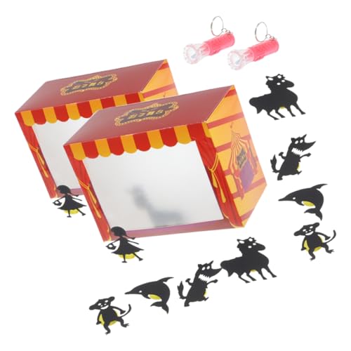 BESPORTBLE 2Satz DIY Schattenspielzeug Set für Teiliges Interaktives Puppentheater für Kreative Geschichtenerzählung Fördert Lernen und Handarbeit Einfache Materialien für Unvergessliche BESPORTBLE 2Satz DIY Schattenspielzeug Set für Teiliges Interaktives Puppentheater für Kreative Geschichtenerzählung Fördert Lernen und Handarbeit Einfache Materialien für Unvergessliche von BESPORTBLE