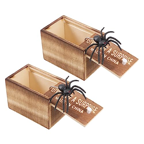 BESPORTBLE 2Satz Fake Spinnen Streichspielzeug Aus Holz Lustige Mit Überraschungseffekt Scherze Und Streiche Spaßiges Für Erwachsene BESPORTBLE 2Satz Fake Spinnen Streichspielzeug Aus Holz Lustige Mit Überraschungseffekt Scherze Und Streiche Spaßiges Für Erwachsene von BESPORTBLE