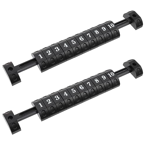 BESPORTBLE Set Mit 2 Schwarzen Tischfußball-punktezählern Tischfußball-punktezählern Praktischem Und Kompaktem Design von BESPORTBLE
