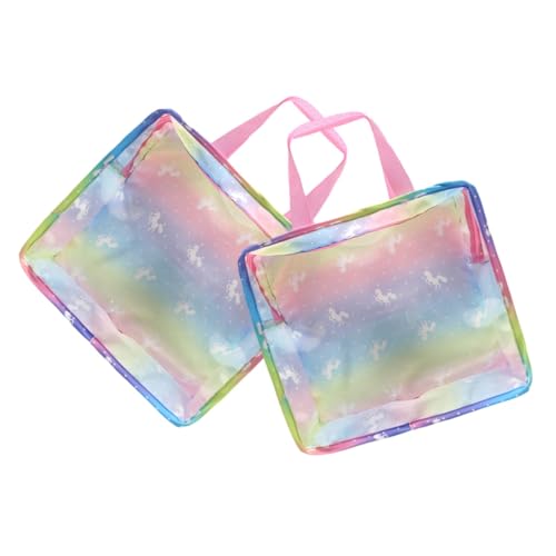 BESPORTBLE 2stücke Unicorn Handtasche Für Puppenzubehör Tragetasche Für Puppenkleidung Und Accessoires Große Kapazität Leicht Und Tragbar Für Spielzeug Und Reisen BESPORTBLE 2stücke Unicorn Handtasche Für Puppenzubehör Tragetasche Für Puppenkleidung Und Accessoires Große Kapazität Leicht Und Tragbar Für Spielzeug Und Reisen von BESPORTBLE
