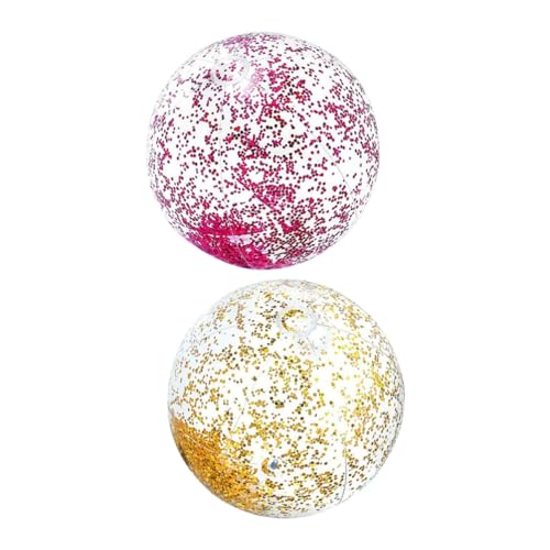 BESPORTBLE 2Stücke Aufblasbare Strandbälle Glitter Wasserbälle aus Hochwertigem Luftpumpe für Wasserspiele und Sommeraktivitäten BESPORTBLE 2Stücke Aufblasbare Strandbälle Glitter Wasserbälle aus Hochwertigem Luftpumpe für Wasserspiele und Sommeraktivitäten von BESPORTBLE