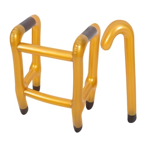 BESPORTBLE 2Stücke Aufblasbarer Gehhilfe Goldene Party Dekoration Für Halloween Cosplay Langlebig Leicht Zu Lagern Für Freunde Familie BESPORTBLE 2Stücke Aufblasbarer Gehhilfe Goldene Party Dekoration Für Halloween Cosplay Langlebig Leicht Zu Lagern Für Freunde Familie von BESPORTBLE