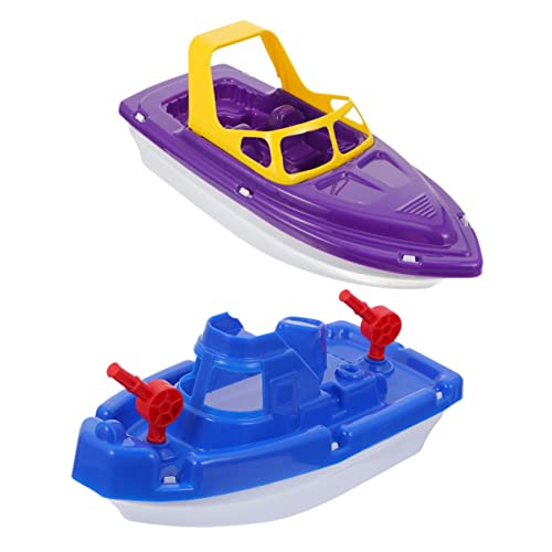 BESPORTBLE 2Stücke Boot Kunststoff Yacht Für Strand Und Badewanne Badespielzeug Für Jungen Im Alter Von Jahren Für Strandabenteuer Und Badespaß von BESPORTBLE
