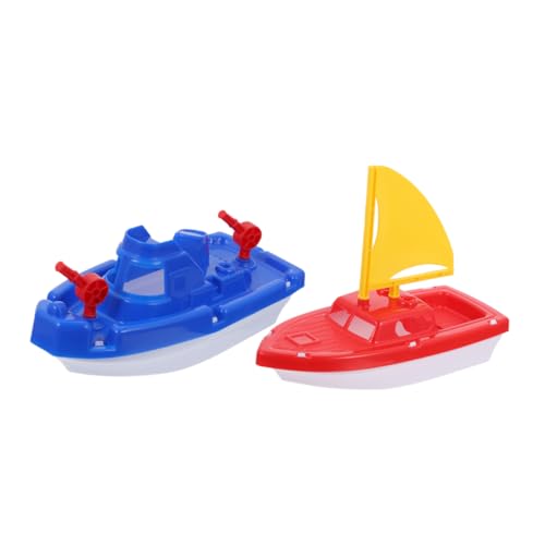 BESPORTBLE 2Stücke Bootsspielzeug Für Pädagogisches Strandspielzeug Segelboot Schnellboot Sandspielzeug Für Sandkasten Und Strandspaß von BESPORTBLE