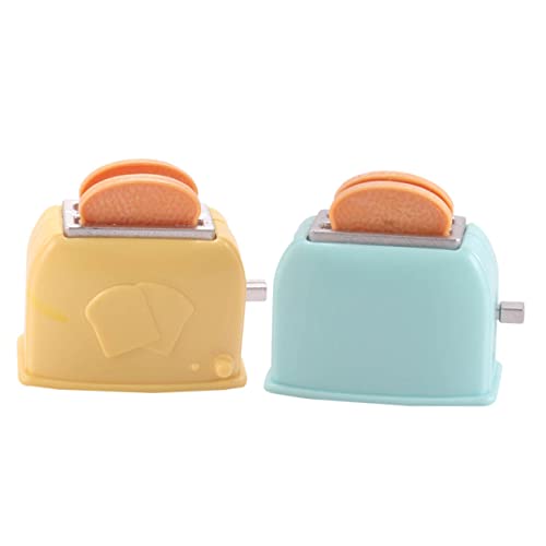BESPORTBLE 2Stücke Brotmaschine Dekorative Modelle Für Kinderküche Kreatives Für Mini Küchen von BESPORTBLE