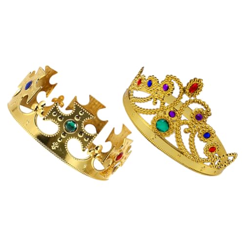 BESPORTBLE 2Stücke Cartoon Halloween Für Goldene Partykrone Glitzernde Königin Für Cosplay Rollenspiel Und Geburtstagsfeiern Perfektes Kostümzubehör BESPORTBLE 2Stücke Cartoon Halloween Für Goldene Partykrone Glitzernde Königin Für Cosplay Rollenspiel Und Geburtstagsfeiern Perfektes Kostümzubehör von BESPORTBLE