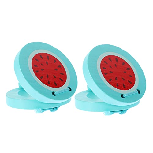 BESPORTBLE 2Stücke Castanet für Früchte Design Handgefertigt Fördert Musikalität und Hand Augen Koordination für Kleinkinder und Vorschulkinder BESPORTBLE 2Stücke Castanet für Früchte Design Handgefertigt Fördert Musikalität und Hand Augen Koordination für Kleinkinder und Vorschulkinder von BESPORTBLE