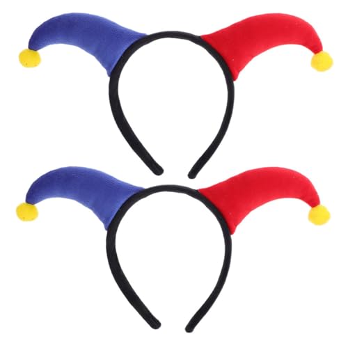 BESPORTBLE 2Stücke Clown Haarband für Halloween Karneval Anpassbares Sicheres und Dekoratives Stirnband für Kostümpartys Festival Events und Bühnenauftritte BESPORTBLE 2Stücke Clown Haarband für Halloween Karneval Anpassbares Sicheres und Dekoratives Stirnband für Kostümpartys Festival Events und Bühnenauftritte von BESPORTBLE