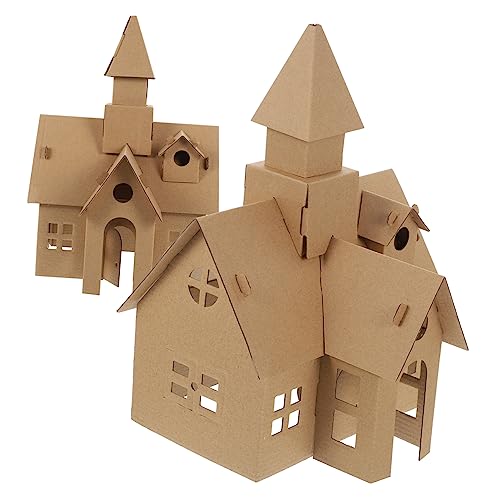 BESPORTBLE 2Stücke DIY Graffiti Castles Kreatives Montage für Fördert Fantasie und Hand Auge Koordination für Jungen und Mädchen Geeignet für Bastelprojekte von BESPORTBLE