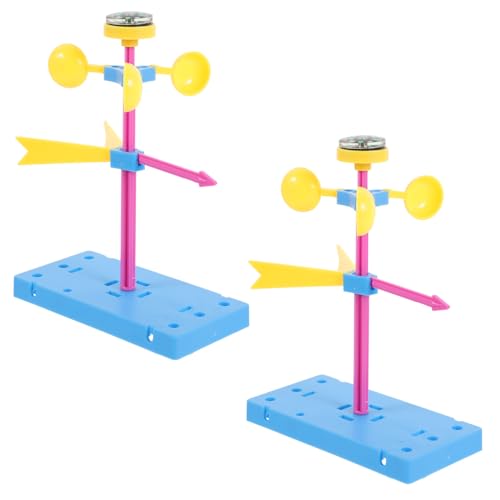 BESPORTBLE 2Stücke DIY Windrichtungsanzeiger Spielzeugset für Teiliges Experimentierkasten für Kreative und Lehrreiche Stem Projekte Fördert Praktische Fähigkeiten und Eltern Junge Mädchen Beziehungen von BESPORTBLE
