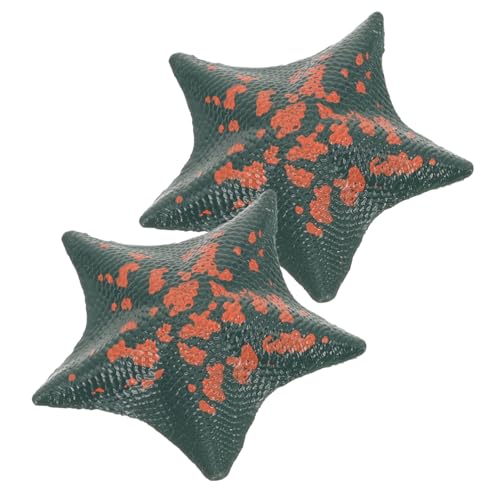 BESPORTBLE 2Stücke Delicate Sea Star Seemannspielzeug Für Lernspielzeug Kognitiven Entwicklung Für Schreibtisch Strandspielzeug von BESPORTBLE