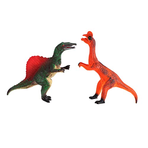 BESPORTBLE 2Stücke Dinosaurier Modellspielzeug mit Sound Lebensechte Farben und Formen für Lernspielzeug oder Dekoration im Kinderzimmer von BESPORTBLE