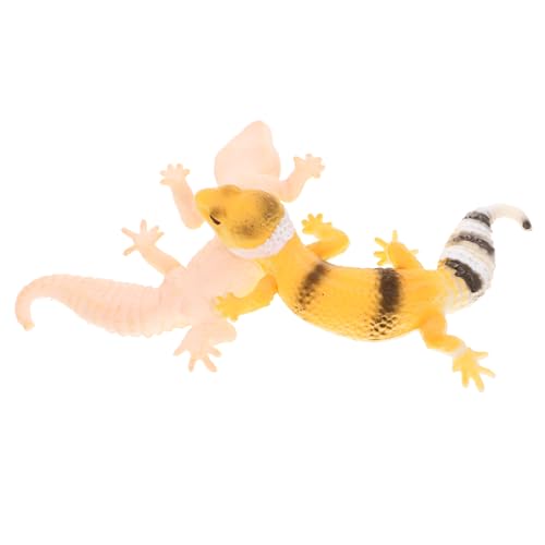 BESPORTBLE 2Stücke Eidechsen Figuren Realistische Kunststoff Für Sammlung Bildung Und Wissenschaftliche Projekte Gefälschtes Reptil von BESPORTBLE