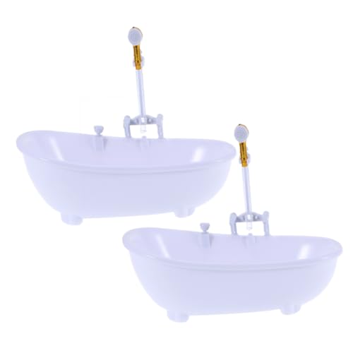 BESPORTBLE 2Stücke Elektrische Puppen Badewanne Mit Sprühgerät Für Wasserspaß Weißes Puppenschwimmbad Ohne Batterie Für Puppenliebhaber BESPORTBLE 2Stücke Elektrische Puppen Badewanne Mit Sprühgerät Für Wasserspaß Weißes Puppenschwimmbad Ohne Batterie Für Puppenliebhaber von BESPORTBLE
