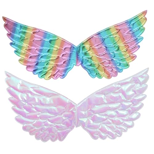 BESPORTBLE 2Stücke Engelsflügel Kostüm Flügel für Party Cosplay Leichte und Requisite und Bunten Farben für Karneval und Feiertage BESPORTBLE 2Stücke Engelsflügel Kostüm Flügel für Party Cosplay Leichte und Requisite und Bunten Farben für Karneval und Feiertage von BESPORTBLE