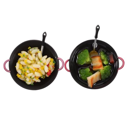 BESPORTBLE 2Stücke Essen Für Puppenhäuser Realistische Lebensmittel Ornamente Für Mikro Landschaften Puppenhauszubehör Mit Gebratenem Reis Und Brokkoli Für Kreative BESPORTBLE 2Stücke Essen Für Puppenhäuser Realistische Lebensmittel Ornamente Für Mikro Landschaften Puppenhauszubehör Mit Gebratenem Reis Und Brokkoli Für Kreative von BESPORTBLE