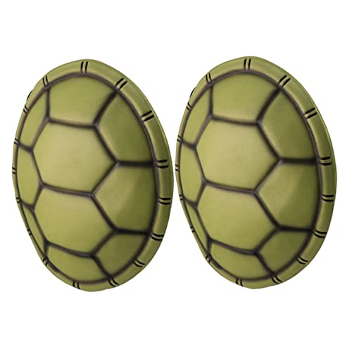 BESPORTBLE 2Stücke Eva Schildkrötenschalen Kostüm Für Halloween Und Karneval Realistische Turtle Shell Accessoires Für Cosplay Und Partys Für Erwachsene von BESPORTBLE