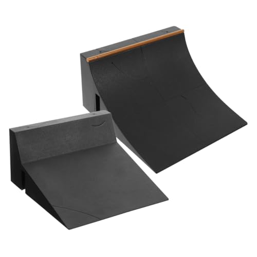 BESPORTBLE 2Stücke Finger Skateboard Rampen Skatepark Zubehör Für Fingerboards Rampe Für Skateboardpark Teile Für Skateboardparks Und Modell von BESPORTBLE