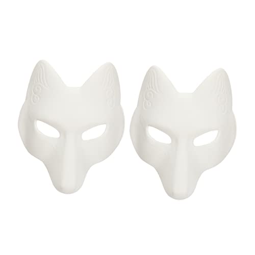 BESPORTBLE 2Stücke Fuchs Cosplay Masken Cartoon Erwachsenenmaske Für Karneval Halloween Partys Witzige Maske Für Maskenball Kostümveranstaltungen von BESPORTBLE