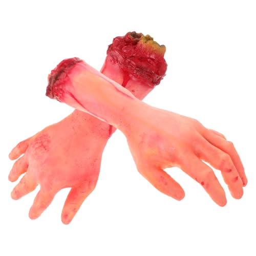 BESPORTBLE 2Stücke Gefälschte Handprothese Realistische Halloween Deko für Spukhäuser und Partys Requisiten für Streichtricks und Gruselige Anlässe Detailgetreu und Platzsparend BESPORTBLE 2Stücke Gefälschte Handprothese Realistische Halloween Deko für Spukhäuser und Partys Requisiten für Streichtricks und Gruselige Anlässe Detailgetreu und Platzsparend von BESPORTBLE