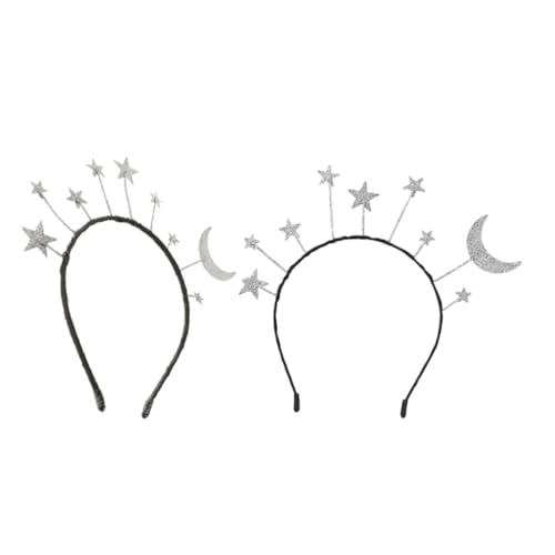 BESPORTBLE 2Stücke Glitzernde Stern Haarbänder Kopfschmuck Für Partys Stylische Kopfbedeckung Für Frauen Und Geburtstagsfeiern Und Festlichkeiten BESPORTBLE 2Stücke Glitzernde Stern Haarbänder Kopfschmuck Für Partys Stylische Kopfbedeckung Für Frauen Und Geburtstagsfeiern Und Festlichkeiten von BESPORTBLE