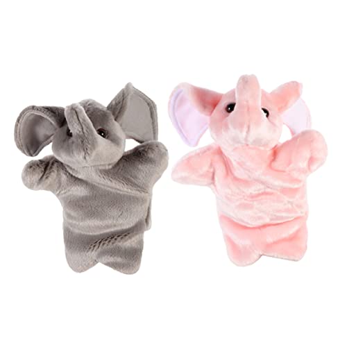 BESPORTBLE 2Stücke Handpuppe Aus Weiches Plüschspielzeug Für Fördert Fantasie Kommunikation Und Motorische Fähigkeiten Für Interaktives von BESPORTBLE