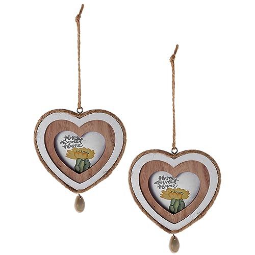 BESPORTBLE 2Stücke Herzförmige Holz Bilderrahmen Für Valentinstag Dekoration Kreative Holzornamente Für Wand Zum Basteln Und Gestalten Von Wohnräumen BESPORTBLE 2Stücke Herzförmige Holz Bilderrahmen Für Valentinstag Dekoration Kreative Holzornamente Für Wand Zum Basteln Und Gestalten Von Wohnräumen von BESPORTBLE