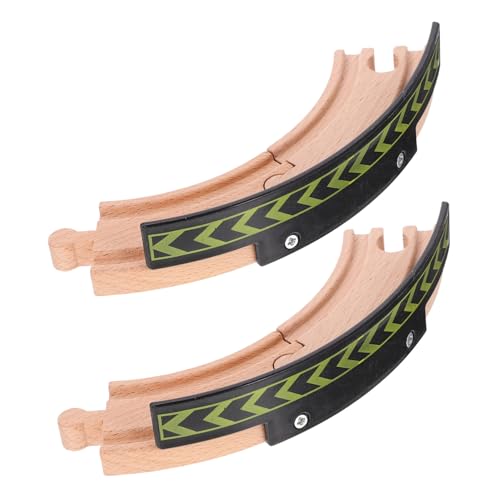 BESPORTBLE 2Stücke Hölzerne Bahngleise Für Erweiterungszubehör Für Holz Für Kreative Zug Szenen Für Spielzeugzüge Und Bahngleis Layouts BESPORTBLE 2Stücke Hölzerne Bahngleise Für Erweiterungszubehör Für Holz Für Kreative Zug Szenen Für Spielzeugzüge Und Bahngleis Layouts von BESPORTBLE