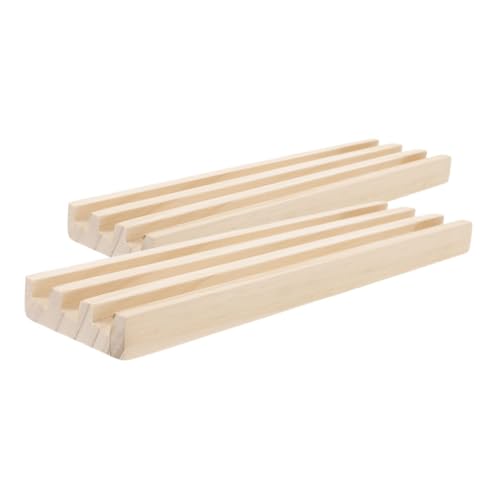 BESPORTBLE 2Stücke Holz Domino Tabletts rutschfeste Halter Für Domino Spiele Organizer Für Mahjong Und Domino Steine Aus Fichtenholz Zubehör Für Brettspiele BESPORTBLE 2Stücke Holz Domino Tabletts rutschfeste Halter Für Domino Spiele Organizer Für Mahjong Und Domino Steine Aus Fichtenholz Zubehör Für Brettspiele von BESPORTBLE
