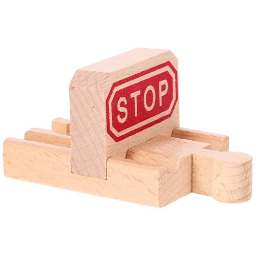 BESPORTBLE 2Stücke Holz Eisenbahnschienenmodell Stop Gleis Zubehör Für Holzeisenbahn Zug Szene Requisite Ab Jahren BESPORTBLE 2Stücke Holz Eisenbahnschienenmodell Stop Gleis Zubehör Für Holzeisenbahn Zug Szene Requisite Ab Jahren von BESPORTBLE