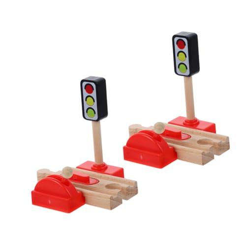 BESPORTBLE 2Stücke Holz Zugstrecke Zubehör Eisenbahnverkehrssignal Modell für Kreatives und Fantasievolles Lernen für Holzeisenbahnen Fördert die Kreativität und Logische BESPORTBLE 2Stücke Holz Zugstrecke Zubehör Eisenbahnverkehrssignal Modell für Kreatives und Fantasievolles Lernen für Holzeisenbahnen Fördert die Kreativität und Logische von BESPORTBLE