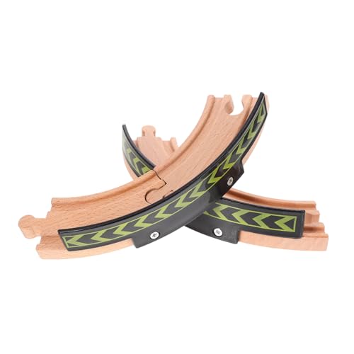 BESPORTBLE 2Stücke Holzbahngleis Kurvenstück Für Pädagogisches Für Kreatives Und Lernen Kompatibel Mit Gängigen Holzbahn Sets BESPORTBLE 2Stücke Holzbahngleis Kurvenstück Für Pädagogisches Für Kreatives Und Lernen Kompatibel Mit Gängigen Holzbahn Sets von BESPORTBLE