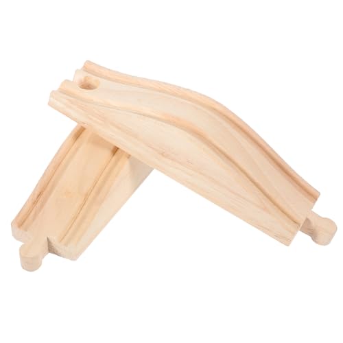BESPORTBLE 2Stücke Holzbahngleis Zubehör Für Holzeisenbahn Gleisstücke Aus Holz Gerade Für Eisenbahnmodelle Für Kompatibel Mit Gängigen Holzspielzeugen BESPORTBLE 2Stücke Holzbahngleis Zubehör Für Holzeisenbahn Gleisstücke Aus Holz Gerade Für Eisenbahnmodelle Für Kompatibel Mit Gängigen Holzspielzeugen von BESPORTBLE