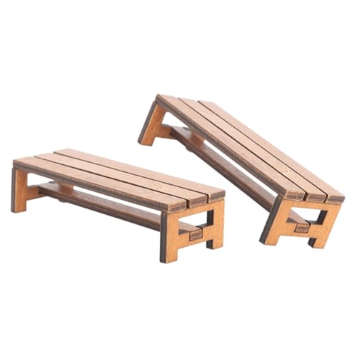 BESPORTBLE 2 Stück Miniatur Holzstuhl für Puppenhaus Dekorative Kleiner Möbel für Kinderzimmer Garten und Terrasse BESPORTBLE 2 Stück Miniatur Holzstuhl für Puppenhaus Dekorative Kleiner Möbel für Kinderzimmer Garten und Terrasse von BESPORTBLE