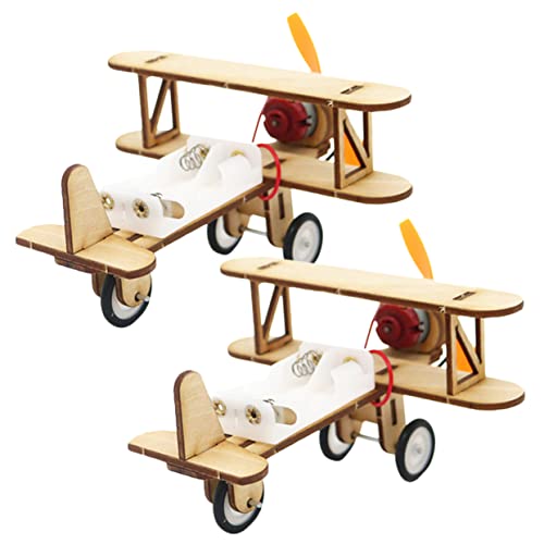 BESPORTBLE 2Stücke Holzflugzeuge Zum Zusammenbauen Für DIY Handgefertigtes Holzspielzeug Dekoratives Modell Lehrreiches Bastelspielzeug Ohne Batterien Zufällige Farben BESPORTBLE 2Stücke Holzflugzeuge Zum Zusammenbauen Für DIY Handgefertigtes Holzspielzeug Dekoratives Modell Lehrreiches Bastelspielzeug Ohne Batterien Zufällige Farben von BESPORTBLE